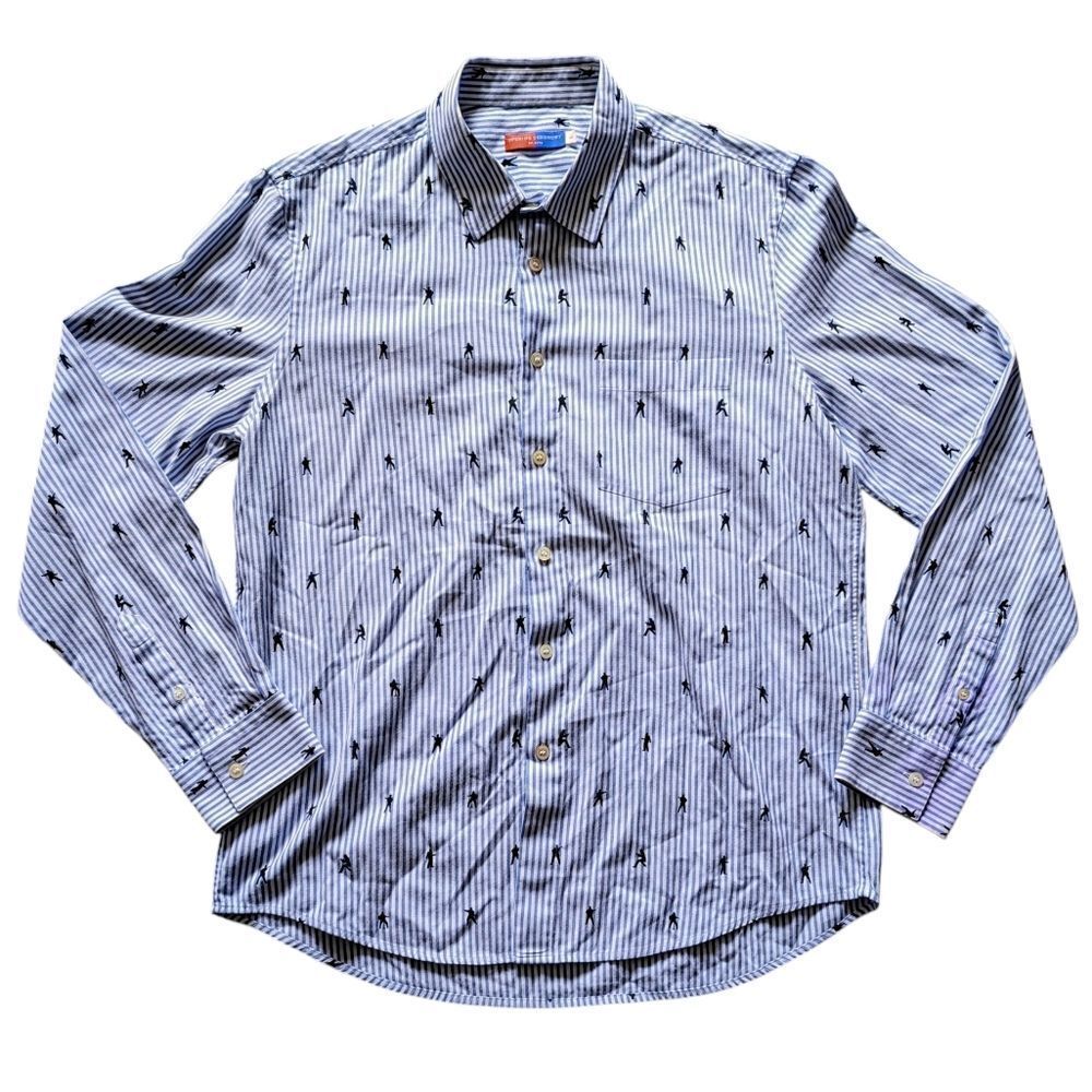 Opening Ceremony Striped Button Down Shirt (L)